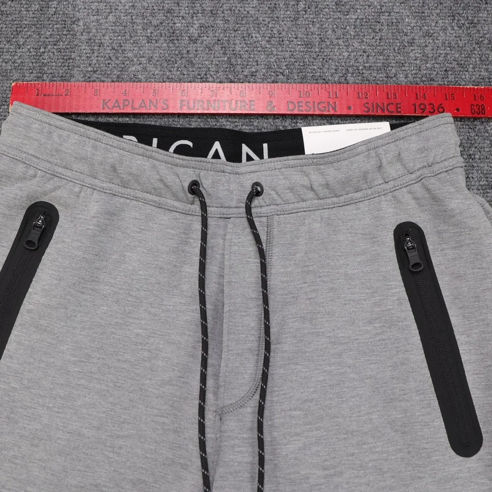American Eagle Active 24/7 Jogger Shorts‎ Mens Small Gray Athletic Gym 013-1130